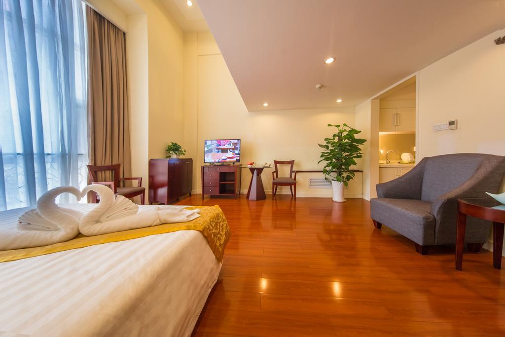 Yantai Meiya International Aparthotel ภายนอก รูปภาพ